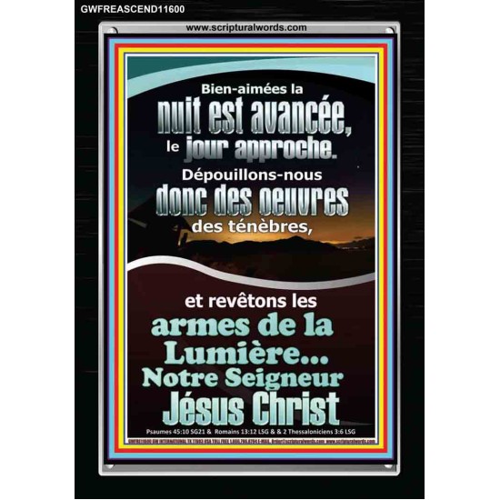 armes de lumière...Notre Seigneur Jésus Christ. Versets bibliques imprimables sur cadre acrylique (GWFREASCEND11600) 