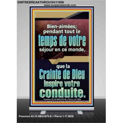 que la Crainte de Dieu inspire votre conduite. Image de puissance ultime (GWFREBREAKTHROUGH11606) 