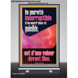 esprit doux et paisible, est d'une valeur devant Dieu. Bannière rétractable Ultimate Power (GWFREBREAKTHROUGH11624) 