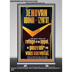 JEHOVAH ADONAI  TZVA'OT Bannière pop-up Puissance éternelle (GWFREBREAKTHROUGH12528) "31X84"