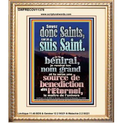 Soyez donc Saints, car je suis Saint. Tableau mural du sanctuaire (GWFRECOV11378) 