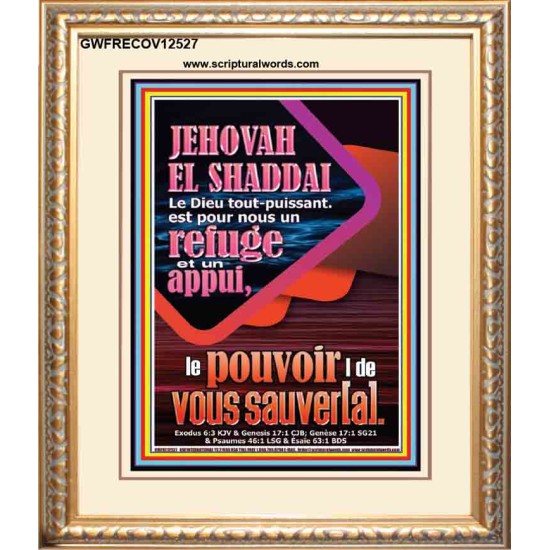 JEHOVAH  EL SHADDAI..Le Dieu tout-puissant Verset biblique (GWFRECOV12527) 