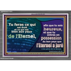 posséder du bon pays que l'Éternel a juré à tes pères de te donner. Décoration murale chrétienne moderne (GWFREEXALT11572) 