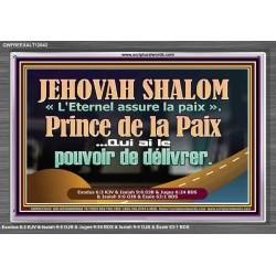 JEHOVAH SHALOM Prince de la Paix Image biblique unique (GWFREEXALT12642) "33x25"
