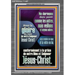 regarde et sois sobre Impressions d'art en acrylique avec versets bibliques (GWFREEXALT11467) 