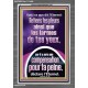 Retiens tes pleurs, car il y aura une compensation pour ta peine, Cadre acrylique Power Bible unique (GWFREEXALT12460) 