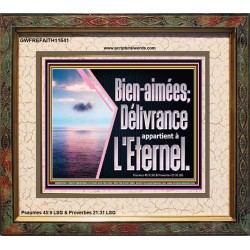 Bien-aimées; Délivrance appartient à L'Eternel. Versets bibliques encadrés (GWFREFAITH11641) 