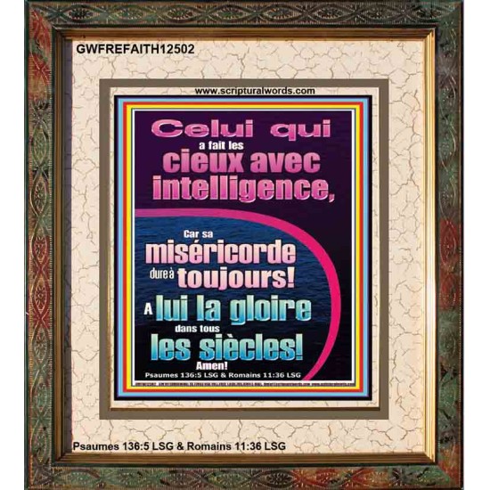 Celui qui a fait les cieux avec intelligence, Signes de portrait bibliques (GWFREFAITH12502) 