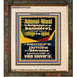 Le Seigneur est ma le pouvoir |de vous sauver[a].  Art biblique (GWFREFAITH12526) "16X18"