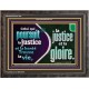 Celui qui poursuit la justice et la bonté Trouve la vie, la justice et la gloire. Versets bibliques encadrés personnalisés (GWFREFAVOUR11642) 