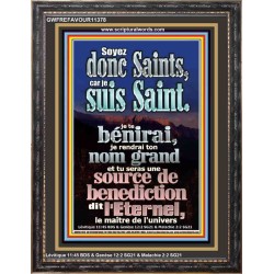 Soyez donc Saints, car je suis Saint. Tableau mural du sanctuaire (GWFREFAVOUR11378) 