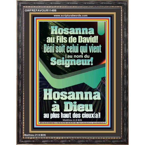 Hosanna à Dieu au plus haut des cieux[a]!  Art mural moderne (GWFREFAVOUR11486) 