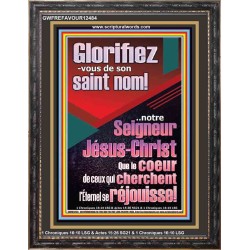 Glorifiez-vous de son saint nom! notre Seigneur Jésus-Christ Art mural des Écritures (GWFREFAVOUR12484) 