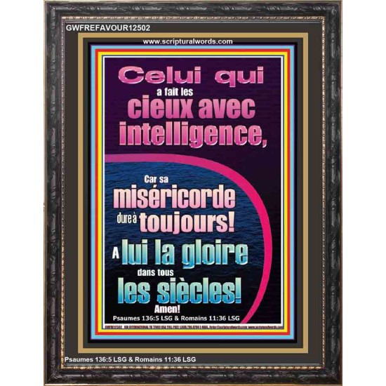 Celui qui a fait les cieux avec intelligence, Signes de portrait bibliques (GWFREFAVOUR12502) 