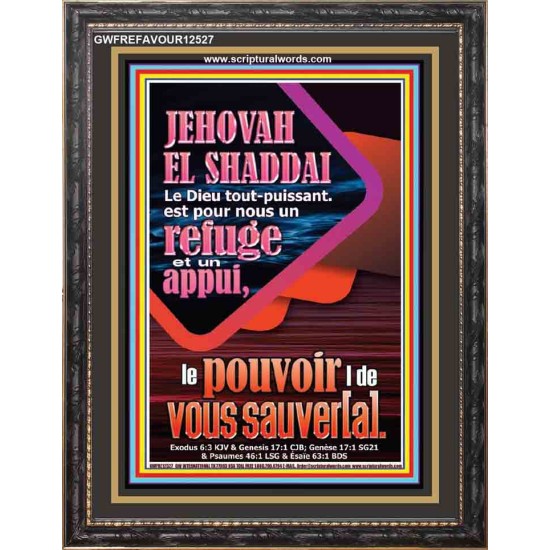 JEHOVAH  EL SHADDAI..Le Dieu tout-puissant Verset biblique (GWFREFAVOUR12527) 