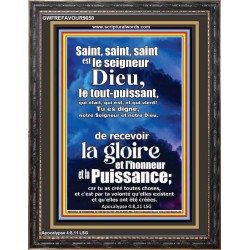 Saint, saint, saint est le Seigneur Dieu, le Tout-Puissant, œuvre d'art portraitée (GWFREFAVOUR9658) 