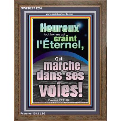 Heureux tout homme qui craint l'Éternel, Qui marche dans ses voies! Portraits Peintures Bibliques (GWFREF11257) 