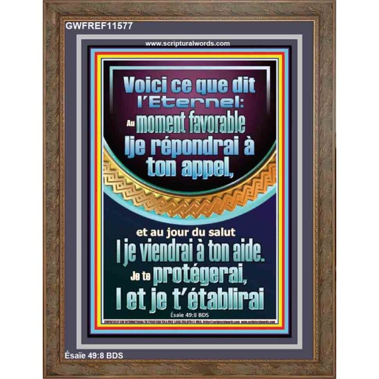 Je te protégerai,|et je t'établirai
  Art & Décoration (GWFREF11577) 