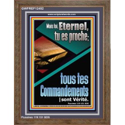 sur Mais toi, Eternel, tu es proche; tous tes Commandements sont Vérité. Portrait du pouvoir éternel (GWFREF12452) 