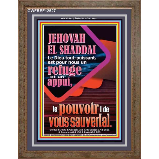 JEHOVAH  EL SHADDAI..Le Dieu tout-puissant Verset biblique (GWFREF12527) 