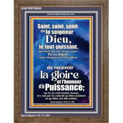 Saint, saint, saint est le Seigneur Dieu, le Tout-Puissant, œuvre d'art portraitée (GWFREF9658) 