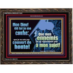 Mon Dieu! en toi je me confie: que je ne sois pas couvert de honte!  Décor de puissance ultime (GWFREGLORIOUS11343) 