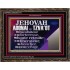 JEHOVAH ADONAI  TZVA'OT....Mon bienfaiteur et mon libérateur. Cadre biblique unique (GWFREGLORIOUS12774) "45X33"