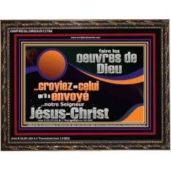 faire les oeuvres de Dieu Cadre acrylique puissance éternelle (GWFREGLORIOUS12786) 