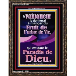 Fruit de L'arbre de Vie, qui est dans Affiche; Cadeau de portrait d'image de verset biblique (GWFREGLORIOUS11589) "33X45"