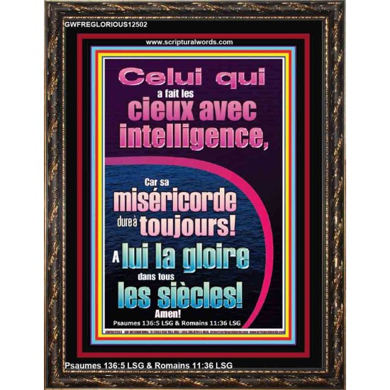 Celui qui a fait les cieux avec intelligence, Signes de portrait bibliques (GWFREGLORIOUS12502) 