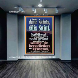 Soyez donc Saints, car je suis Saint. Tableau mural du sanctuaire (GWFREJOY11378) 