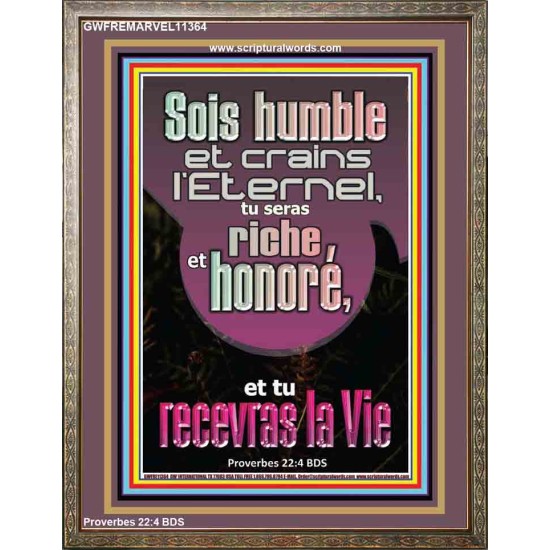 Sois humble et crains l'Eternel, Portrait biblique de puissance unique (GWFREMARVEL11364) 