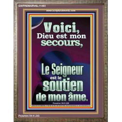 Voici, Dieu est mon secours, Art mural abordable (GWFREMARVEL11493) 