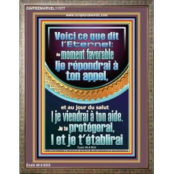 Je te protégerai,|et je t'établirai
  Art & Décoration (GWFREMARVEL11577) "31X36"