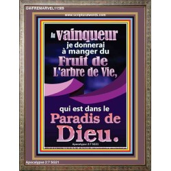 Fruit de L'arbre de Vie, qui est dans Affiche; Cadeau de portrait d'image de verset biblique (GWFREMARVEL11589) "31X36"