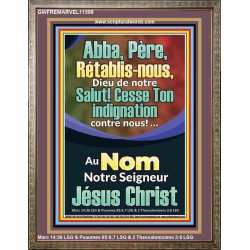Abba, Père, Cesse Ton indignation contre nous! Versets bibliques imprimables au portrait (GWFREMARVEL11598) 