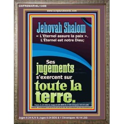 Jehovah Shalom «L'Eternel assure la paix». Décor d'écritures de portrait (GWFREMARVEL12488) "31X36"
