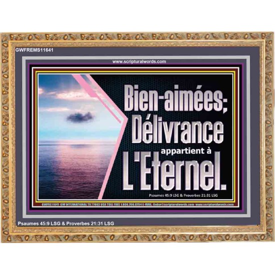 Bien-aimées; Délivrance appartient à L'Eternel. Versets bibliques encadrés (GWFREMS11641) 