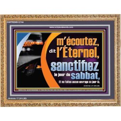 sanctifiez le jour du sabbat, Décoration murale sanctuaire (GWFREMS12744) 