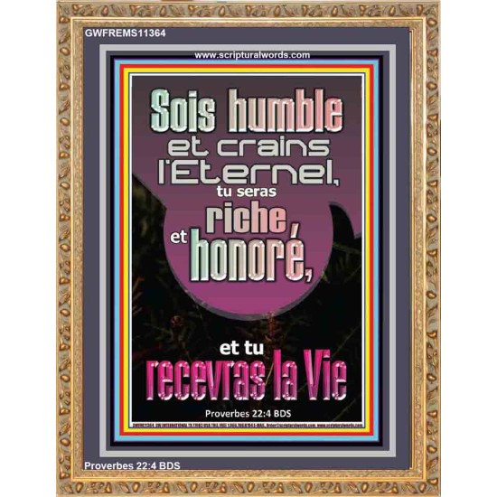 Sois humble et crains l'Eternel, Portrait biblique de puissance unique (GWFREMS11364) 