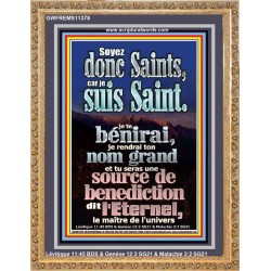 Soyez donc Saints, car je suis Saint. Tableau mural du sanctuaire (GWFREMS11378) "28X34"