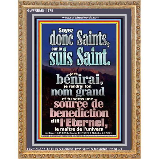 Soyez donc Saints, car je suis Saint. Tableau mural du sanctuaire (GWFREMS11378) 
