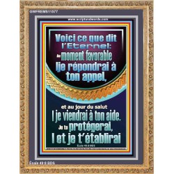 Je te protégerai,|et je t'établirai
  Art & Décoration (GWFREMS11577) "28X34"