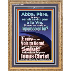 Père, Fais-nous Voir ta Bonté Verset biblique imprimable au portrait (GWFREMS11597) "28X34"