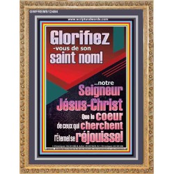 Glorifiez-vous de son saint nom! notre Seigneur Jésus-Christ Art mural des Écritures (GWFREMS12484) 