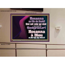 Hosanna à Dieu au plus haut des cieux[a]! Portrait de citation chrétienne (GWFREOVERCOMER11546) 