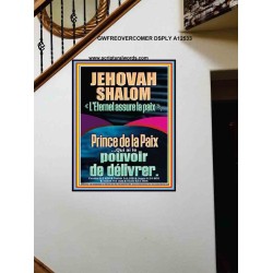 JEHOVAH SHALOM « L'Eternel assure la paix » Impressions artistiques de versets bibliques (GWFREOVERCOMER12533) 