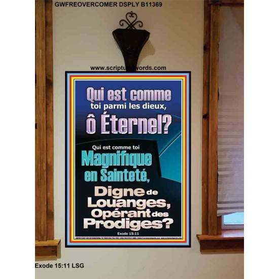 Qui est comme toi Magnifique en Sainteté, Digne de Louanges, Opérant des Prodiges? Chambre d'enfants (GWFREOVERCOMER11369) 