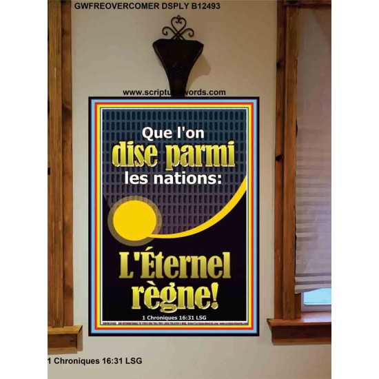 Que l'on dise parmi les nations: L'Éternel règne! Art du portrait chrétien (GWFREOVERCOMER12493) 