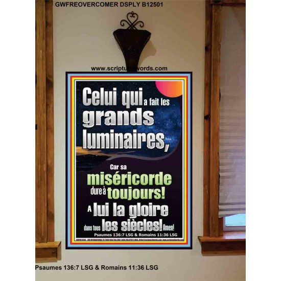 Celui qui a fait les grands luminaires, Signes de portrait bibliques (GWFREOVERCOMER12501) 